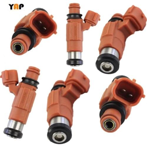 NEW Fuel Injector (6) FOR FITMITSUBISHI Single Marine ECLIPSE 3.0L V6 DF90 DF140 4D56 6A13 MD319791 CDH210 0280155723 2001-2006