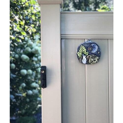 1pcs Starry Sky Ocean statue Garden Decoration Wall Art Resin Crafts Door Yard Decorative Ornament Garden Sculpture Nature Totem