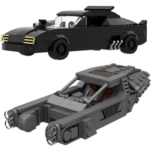 High-tech Blade Runner Spinner 1982 Model Building Blocks Crazy Max Flying Car Interceptor-V8 Bricks MOC DIY Collection Toy Boys