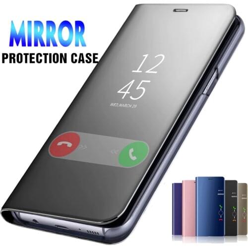 Mirror Cover Case For Samsung Galaxy A40 A50 A60 A70 A10 A20 A30 M10 M20 M30 J5 J7 2017 Prime S10e J4 J6 A6 A8 S10 Plus A7 2018