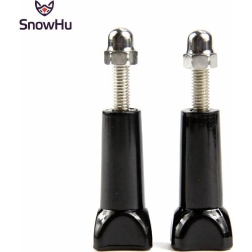 SnowHu 2pcs Screw Long Converter Mount For Sony AEE Go Pro Hero 9 8 7 6 5 for yi 4k Accessories action camera GP08