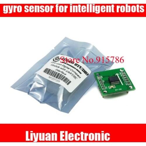 3-5V gyro sensor / UART IIC digital compass module / electronic compass for intelligent robots free shipping