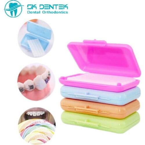 5pcs Orthodontic Wax Fruit Flavor Orthodontic Gum Wax for Brace Irritation Multi Color Ortho Wax Brace Irritation Gum