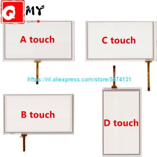 8-inch resistive touch screen for hsd080idw1 at080tn64 handwriting screen outside screen for industrial