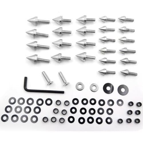 Aftermarket free shipping motorcycle parts Spike Fairing Bolts For Suzuki GSXR1000 2003-2004 Aluminum