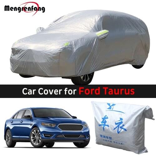 Full Car Cover Indoor Outdoor Sun Anti-UV Snow Rain Fog Dust Protection Cover For Ford Taurus Sedan Wagon 1986-2021