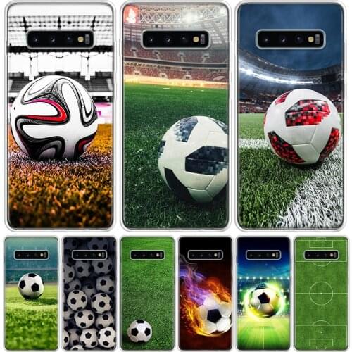 Football soccer ball design Phone Case For Samsung Galaxy A50 A70 A30S A51 A71 A10 A20E A40 A90 A20S M30S A6 A7 A8 A9 Plus Coque