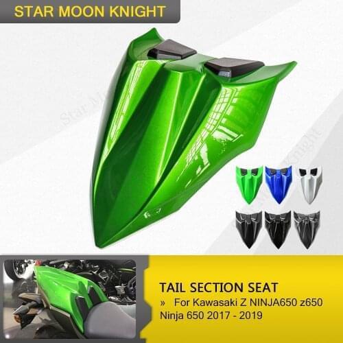 For Kawasaki Ninja650 Z650 Seat Cover Rear Pillion Passenger Hard Solo Seat Cowl Hump Faring Ninja 650 Z 650 2017 2018 2019