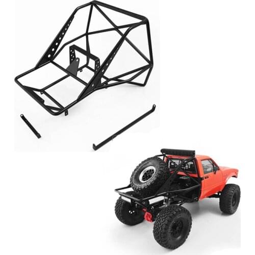 Rc Car Frame Metal Rear Rock Buggy Roll Cage Body Shell Chassis For 1/10 RC Crawler Truck Axial SCX10 & SCX10 II 90046 RC4WD TF2