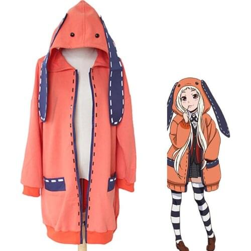 Kakegurui-Compulsive Gambler Runa Costume Coat Yomozuki Cosplay Jacket
