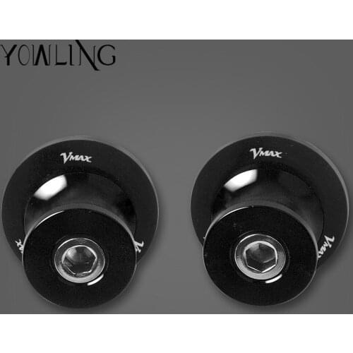 6mm Motorcycle CNC Swingarm Slider Spools stand screws For Yamaha V-MAX VMAX 1200 V-MAX1200 VMAX1200 V-max Vmax 1700