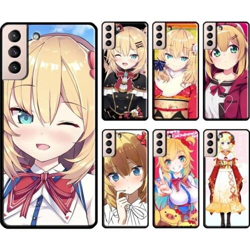 Akai Haato Haachama Hololive Soft Cover For Samsung Galaxy S10 S8 S9 S20 Plus Note 10 Note 20 Ultra S21 S20 FE Case