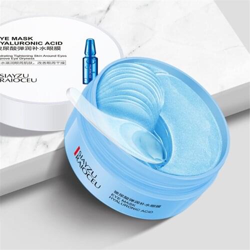 60pcs Eye Mask Remover Dark Circle Anti Wrinkle Collagen Eye Patches Under Eye Sleeping Mask Moisturizing Eyes Care