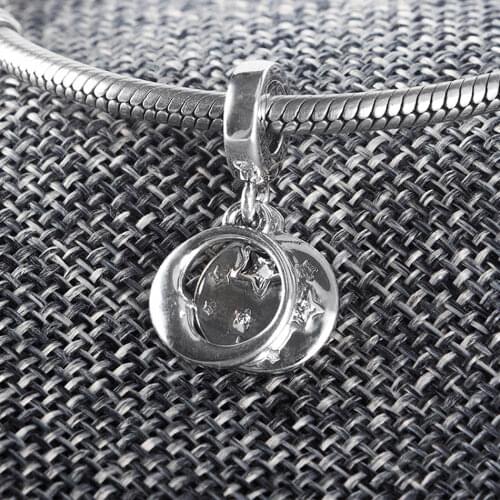 Authentic S925 Silver Pendant Bead My Universe Stars Charm for Women Bracelet Bangle DIY Jewelry