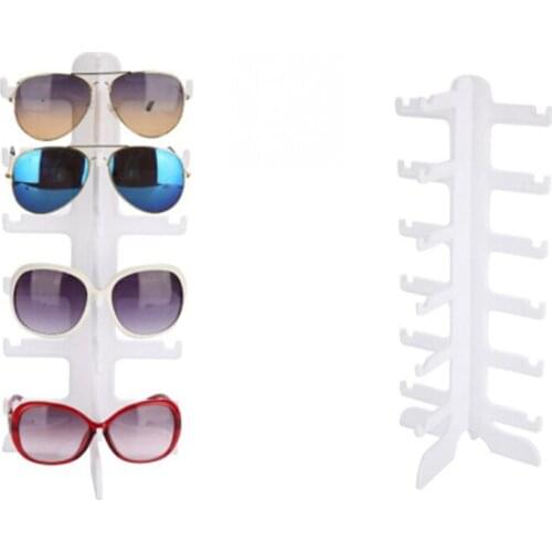 2019 New Multi Layers Plastic Sunglasses Organizer Display Rack Shelf Eyeglasses Show Stand Jewelry Shelf Showcase Holder