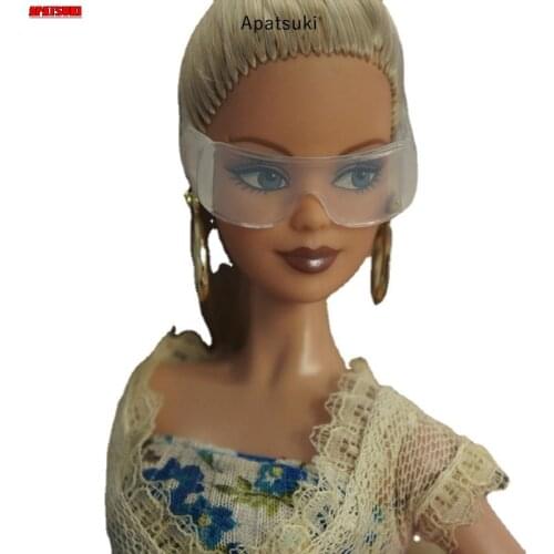 Transparent Rectangle Plastic Glasses For Ken Boy Doll Eyeglasses For Barbie Doll Sun Glasses Dollhouse Accessories 1/6 Toys