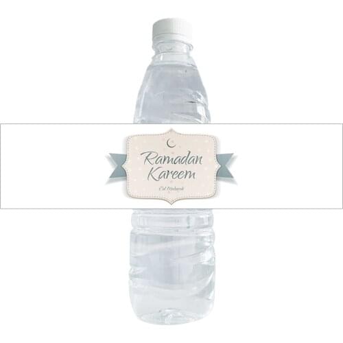 Ramadan Kareem Mubarak Decor Water Bottle Stickers Labels Muslim Islamic Celebration Festival Party DIY Decorations