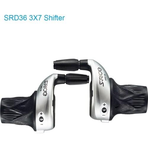 S-Ride MTB Bike 3x7 Speed Twist Shifter Left & Right Twist Grip Gear Shifters Bicycle Spring Shifting Fit for Shimano SL-RS25