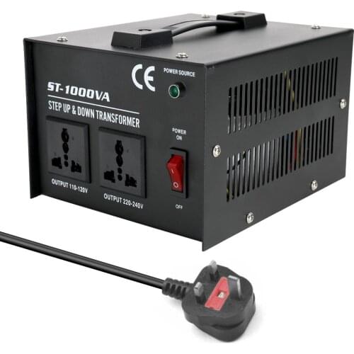 ST 1000W Transformer Intelligent Efficient Step Up Down Home-use 100V-220V Household Electrical Appliance Voltage Converter