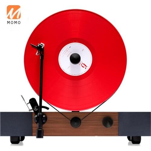 Vertical Vinyl Record Player LP Retro Phonograph Living Room Bluetooth Audio Record Player