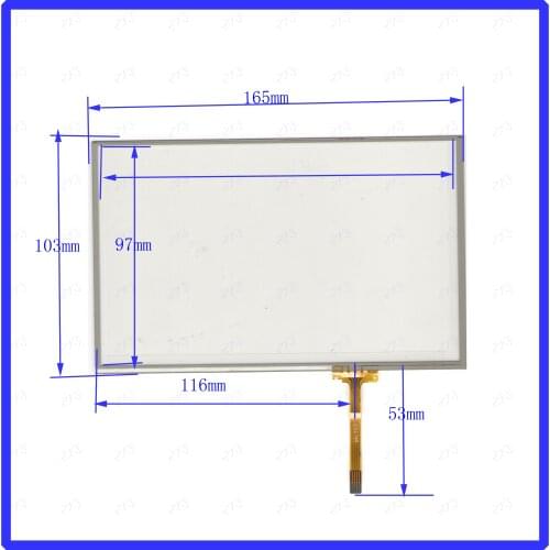 ZhiYuSun A1405A 165*103mm suitable 4lines resistance screen this is compatible blass suitable 165*103