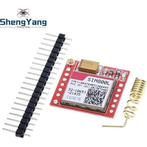 1pcs ShengYang Smallest SIM800L GPRS GSM Module MicroSIM Card Core BOard Quad-band TTL Serial Port