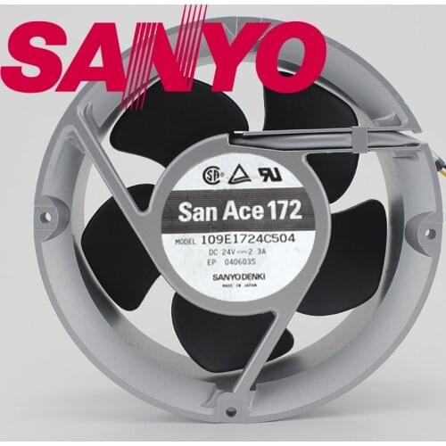 1pcs Blowers 109E1724C504 Full Circle server inverter axial cooling fan DC 24V 2.3A 1751 17cm 170mm