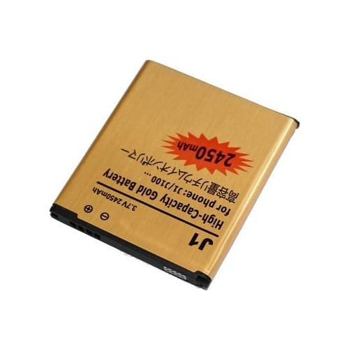 10pcs /lot 2450mAh EB-BJ100CBE Replacement Gold Battery For Samsung Galaxy J1 (2015) J100 J100F J100H J100FN J100M Batteries