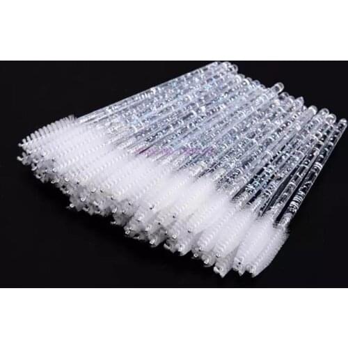 200bags 50pcs/bag crystal rod disposable eyelash brush white brush makeup brush hot