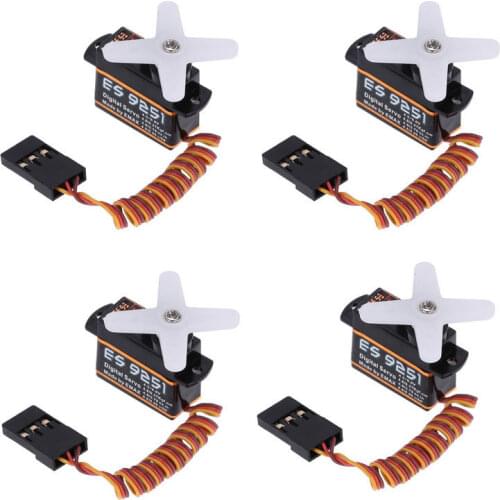 4Pcs/Lot Emax ES9251 2.5g Digital Servo for RC Helicopter Airplane Drone Parts