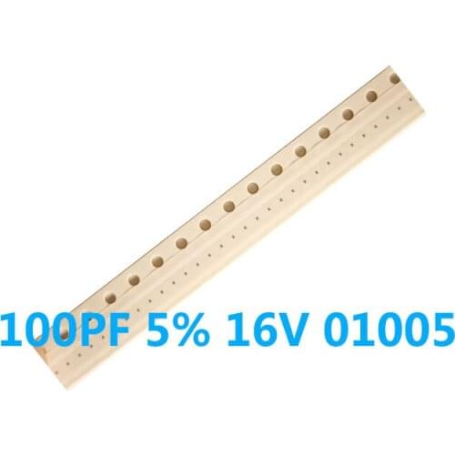 50pcs/lot 100PF 5% 16V 01005 100PF 16V Capacitor for iphone 6 6p 6s 6s plus 7 7p 8 8plus