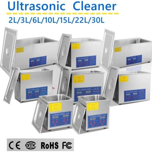 600W Ultrasonic Cleaner 2L/3L/6L/10L/15L/22L/30L Clean Home Appliances 304 Stainless Steel Digital Ultrasonic Cleaner Jewelry