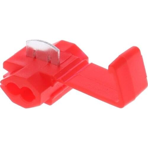 Auto 10pcs 2 Pin T Shape Wire Cable Connectors Terminals Crimp Lock Quick Splice Car Kit Tool