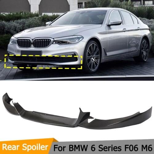 Car Front Bumper Lip Chin Spoiler for BMW 5 Series G30 G31 Standard Bumper 2018-2020 Carbon Fiber Front Bumper Lip Spoiler Apron