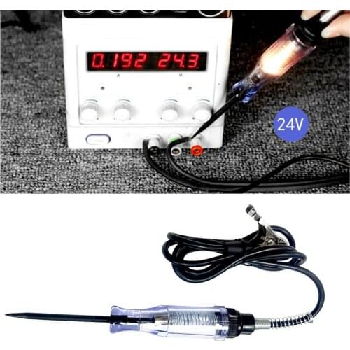 DC 6V-24V Probe Light System Test Probe Lamp Auto Car Light Circuit Tester Lamp Voltage Test Pen Detector Repair Tool Dropship