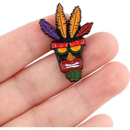 DZ2355 Game wolf Collection Enamel Pin Brooches Bag Lapel Pin Cartoon Holiday Badge Backpack Decoration Jewelry Gift Accessories