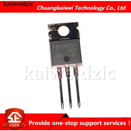 Kaiweikdic New imported original IRFB52N15D IRFB52N15DPBF FB52N15D TO-220 51A 150V MOSFET in-line transistor