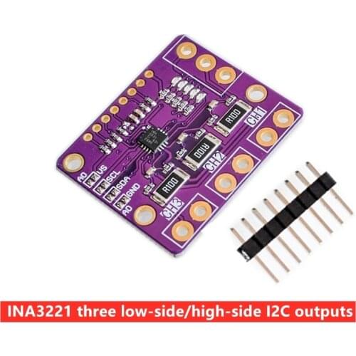 MCU-3221 INA3221 three-way low-side/high-side I2C output current/power monitor