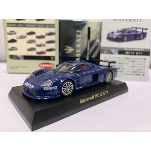 KYOSHO 1/64 Maserati MC12 GT1 Collect die casting alloy trolley model