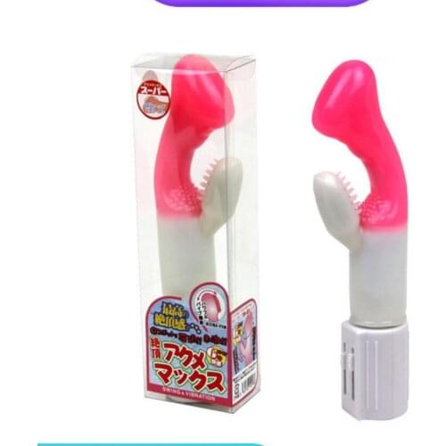 NEW G Spot Dildo Rabbit Vibrators For Women Dual Vibration Silicone Masturbation Female Vagina Clit Stimulation Massage S0555
