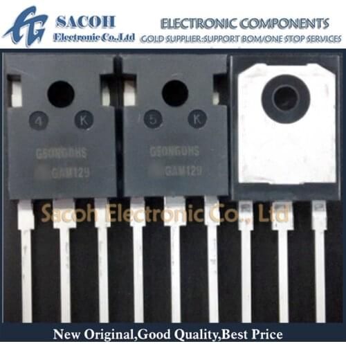 New original 10PCS/Lot SGW50N60HS G50N60HS or SGW50N60 G50N60 50N60 TO-247 50A 600V Power IGBT transistor