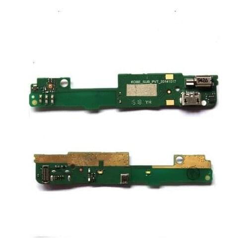 Original Micro USB Charging Charger Port Dock Connector Flex Cable with Microphone Vibrator Board Module For Lenovo K80M P90 4G