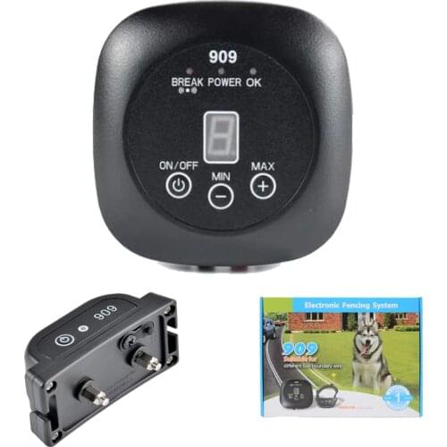 Underground Electric Dog Fence System Fence Master Voice In-Ground Pet Containment System Rechargeable Waterproof Shock Collar