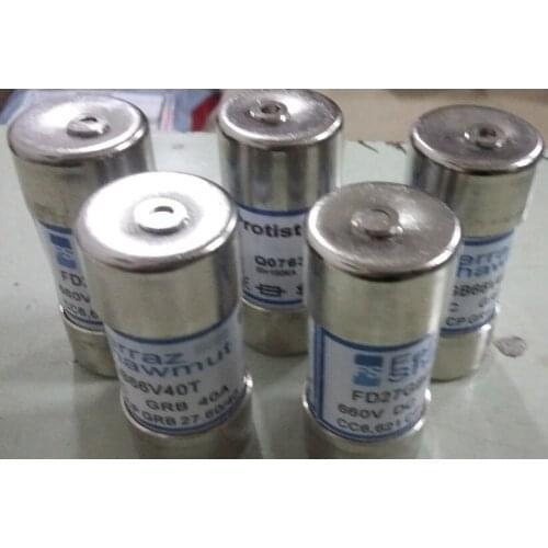 Fuses: FD27GB44V125T CC 4.421 CP gLB 27.60 125 440VDC 125A H098562 / FD27GB44V160T CC4,421 CP GLB 27.60 160 M075704 aR