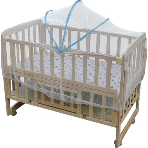 Baby Crib Mosquito Net Tent Premium Anti-fall Anti-bite Nursery Mosquito Net Stylish Sturdy Unisex Infant Crib Tent Net