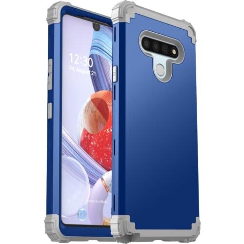 Heavy Duty Tough Rugged Armor Shockproof Phone Case For LG Stylo 6 Soft Silicone Hard Plastic Bumper Protective Back Cover Coque