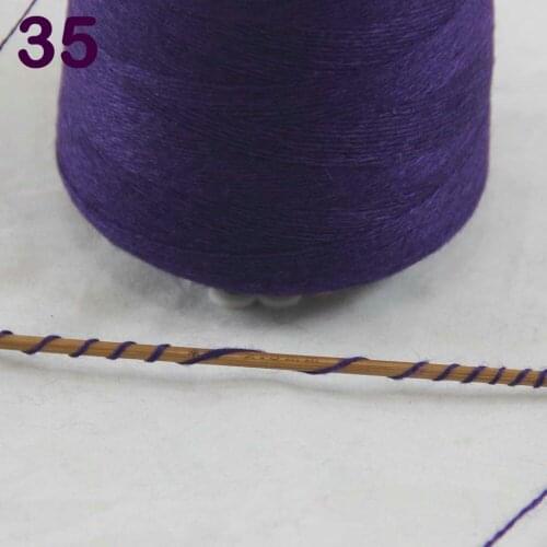 Sales 1X500g high quality 100% pure cashmere warm soft hand-woven tower yarn Indigo 262-5035