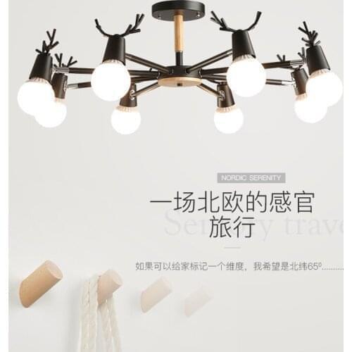 Nordic kitchen chandeliers design lamp modern led chandelier living room decoration avizeler nordic decoration home