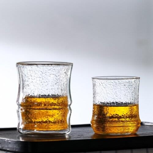 Double-wall glass cup thickened anti-scald household water cup creative coffee glass tea cup heat-resistant drinking cups