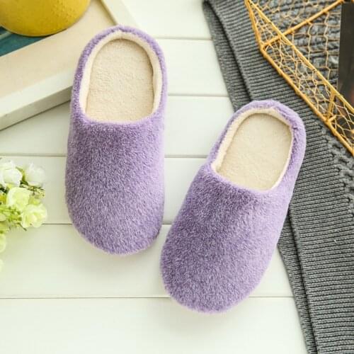 Slippers Women 2020 Indoor House Plush Soft Cute Cotton Slippers Shoes Non-slip Floor Home Slippers Women Slides For Bedroom